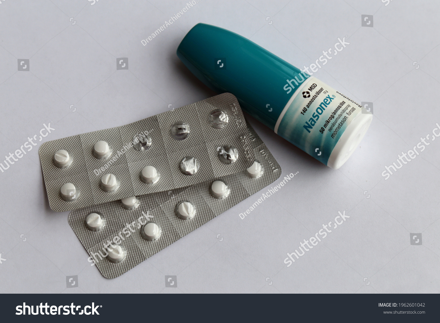 stock-photo-nasal-cortisone-and-cetirizine-antihistamin-medications-used-to-treat-pollen-allergy-and-other-1962601042